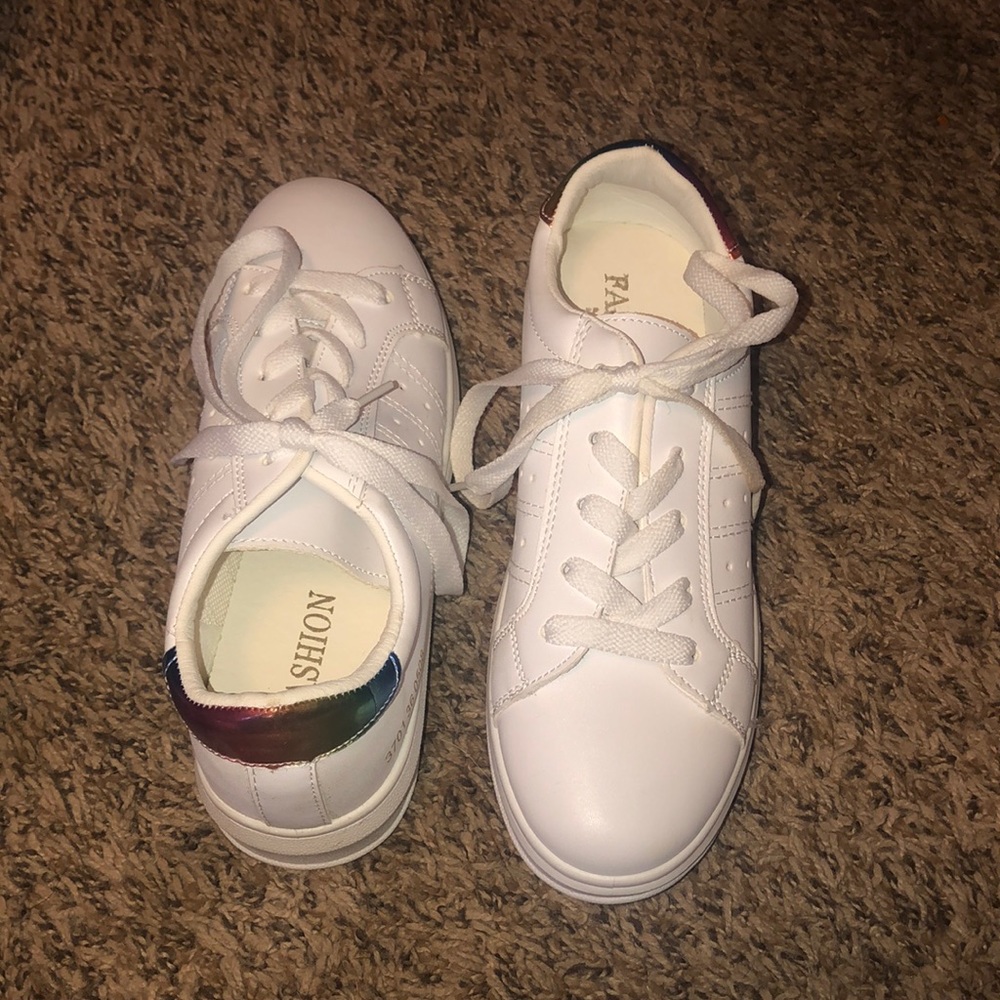 White sneakers